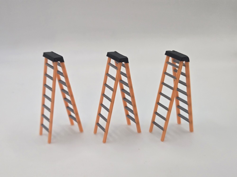 1/50 Scale Posable 8' Step Ladder *3 Pack*