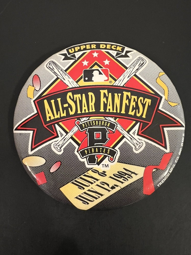 Upper Deck 1994 MLB All-Star Fan Fest Pinback Button 3”