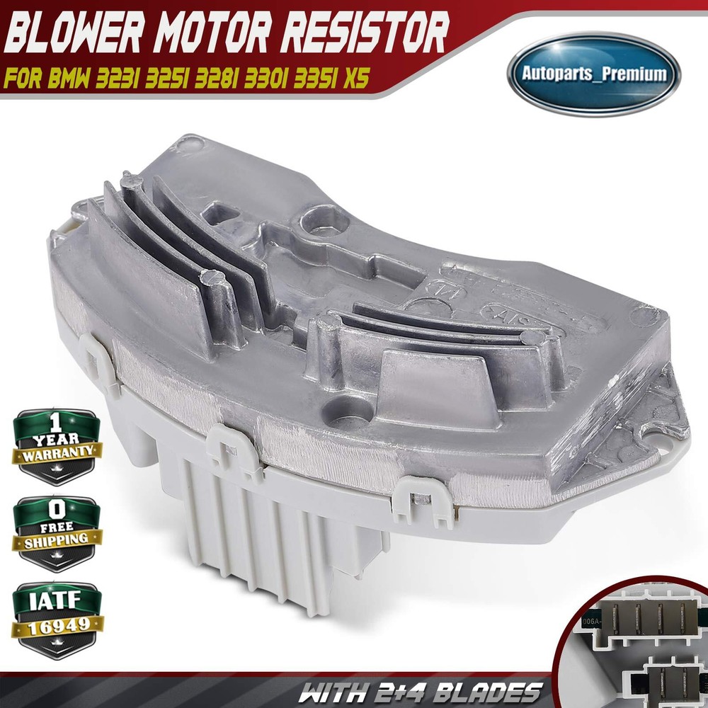 HVAC Blower Motor Resistor for BMW E90 E91 E92 E93 E70 E82 F25 X1 X3 34119146765
