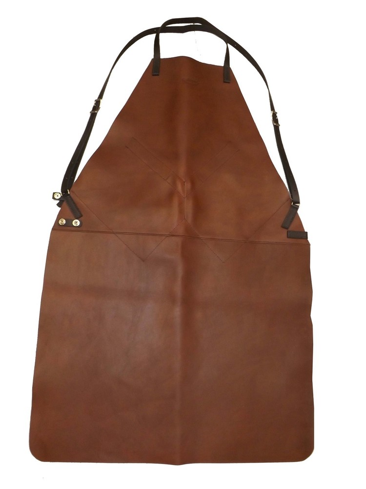 HEAVY DUTY LEATHER APRON Adjustable w/ 2 Large Interior & 2 Pen Pockets HANDMADE