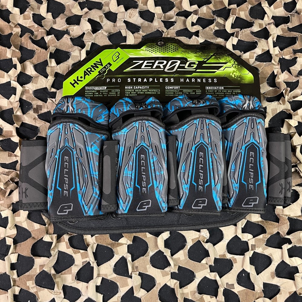 NEW Planet Eclipse Zero-G 2.0 4+3+4 Paintball Harness - Fighter Blue