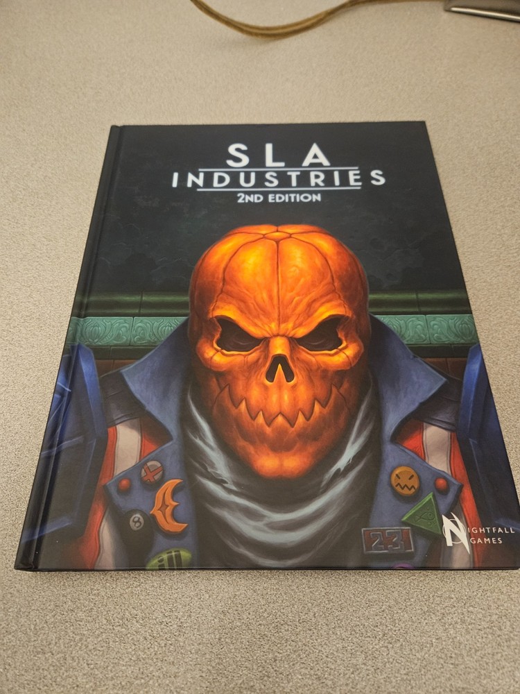 SLA Industries RPG Core Rulebook (Nightfall Games) New!