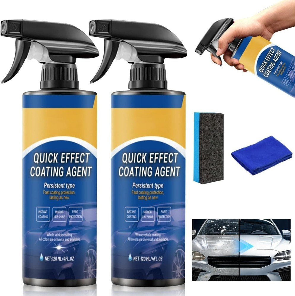Advanced Car Quick-Acting Coating Agent Spray, Car Coating Spray, Quick Effect