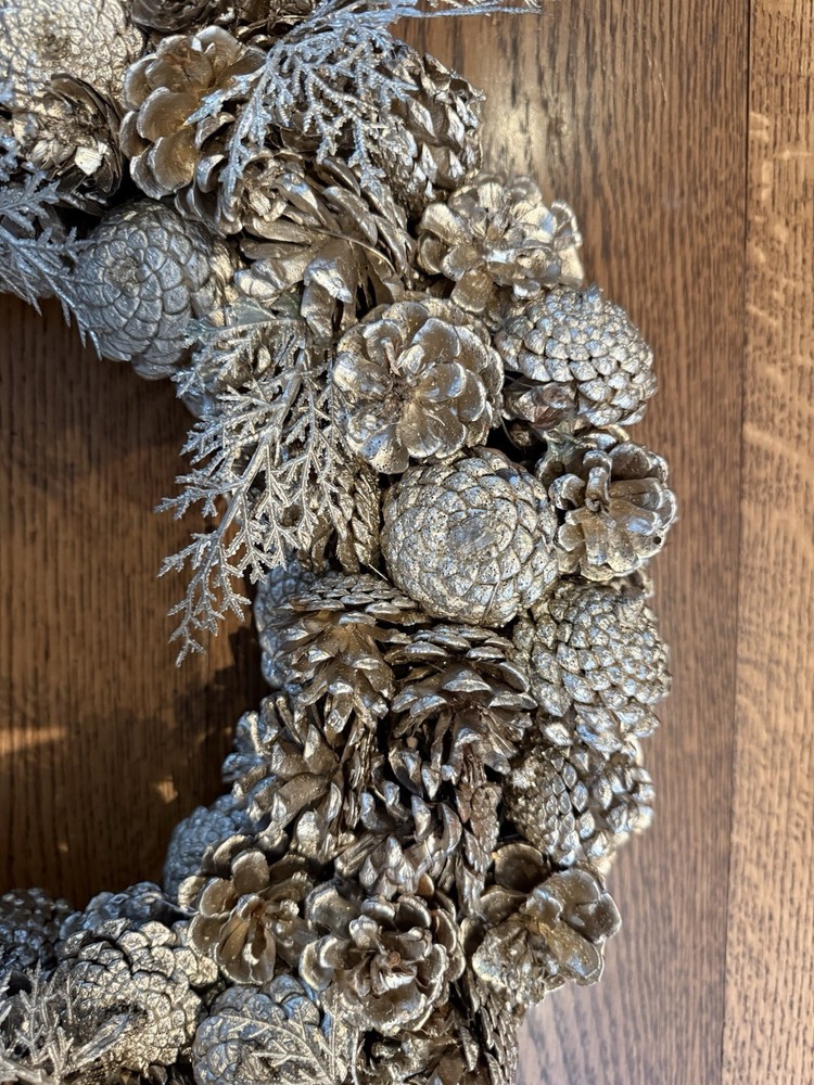 Gold Pinecone Wreaths