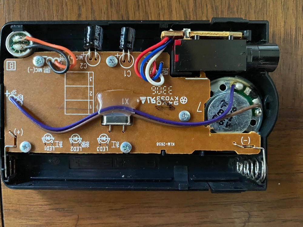 Korg CA-30 High-precision LCD LED Indicator Mic/Speaker Compact Chromatic Tuner