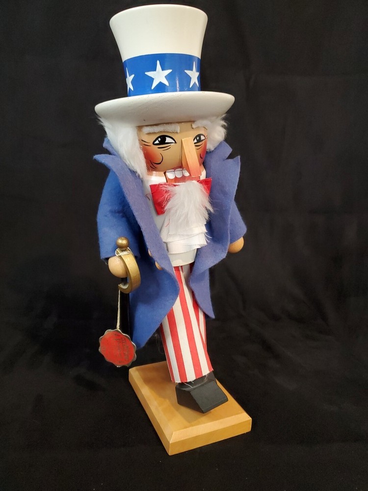 Nutcracker Full Size Uncle Sam w/ Sword - Made West Germany Fireworks Festivals