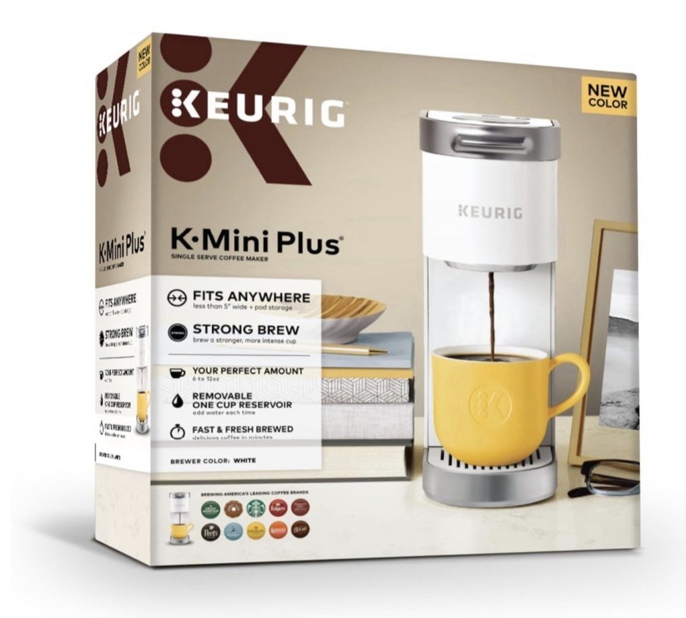 Keurig K-Mini Plus Single Serve Coffee Maker - Matte White
