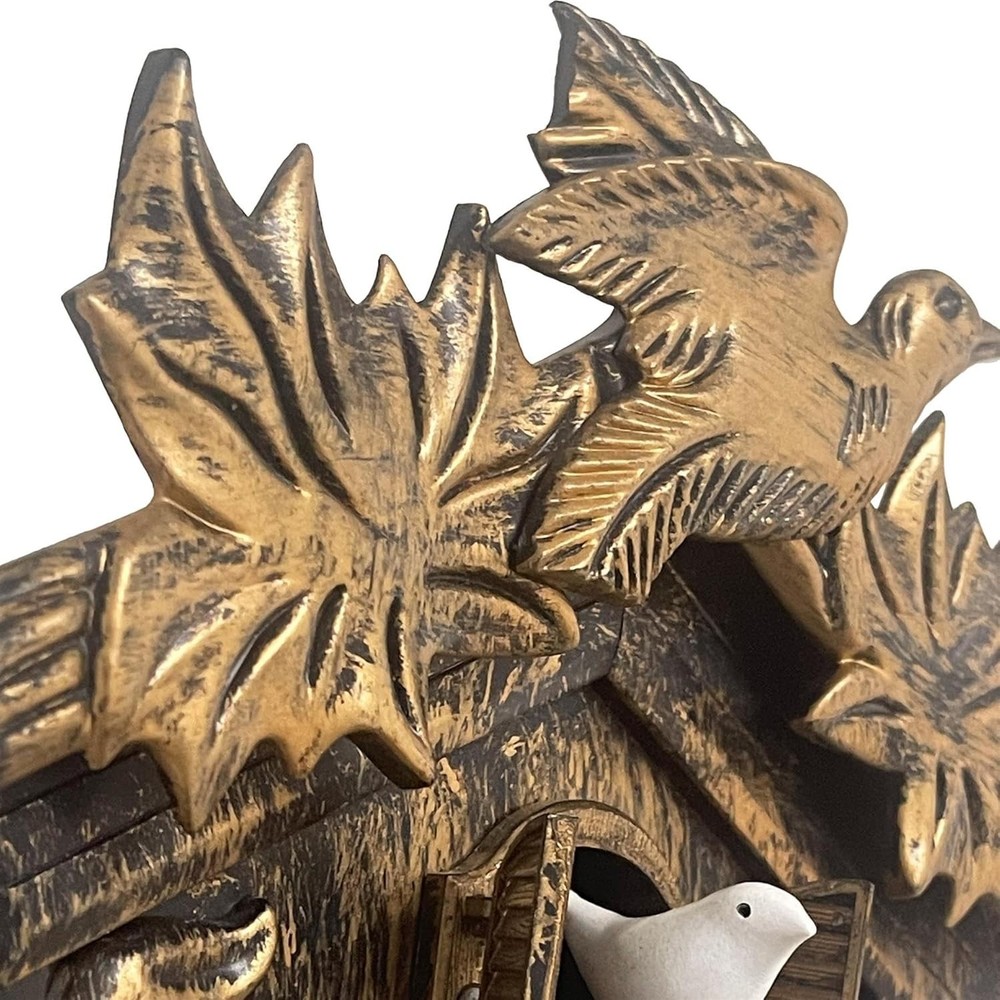 Vintage Bird Flapping Cuckoo Clock