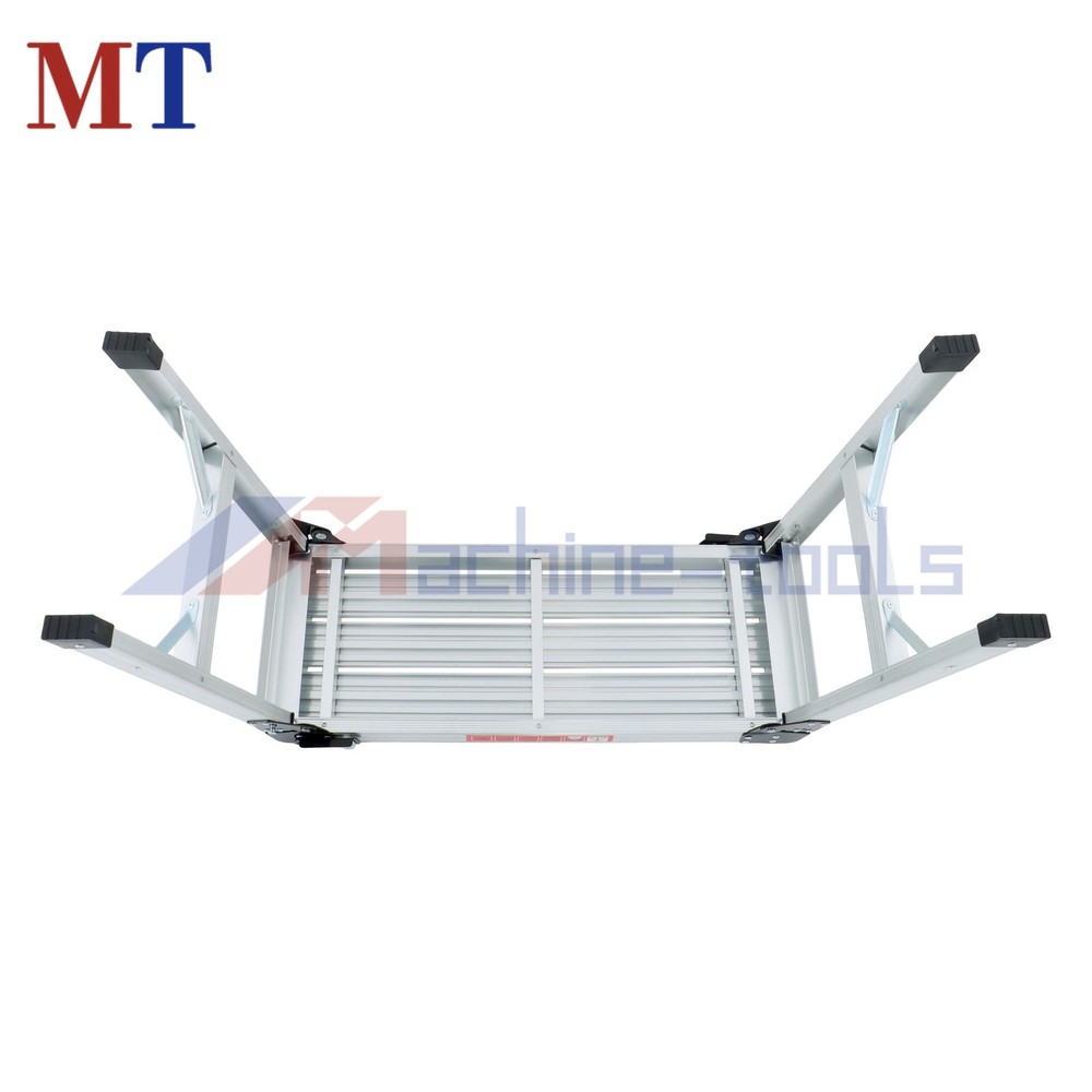 High Quality Aluminum Step Stool Folding Work Platform 330lb Drywall Ladder