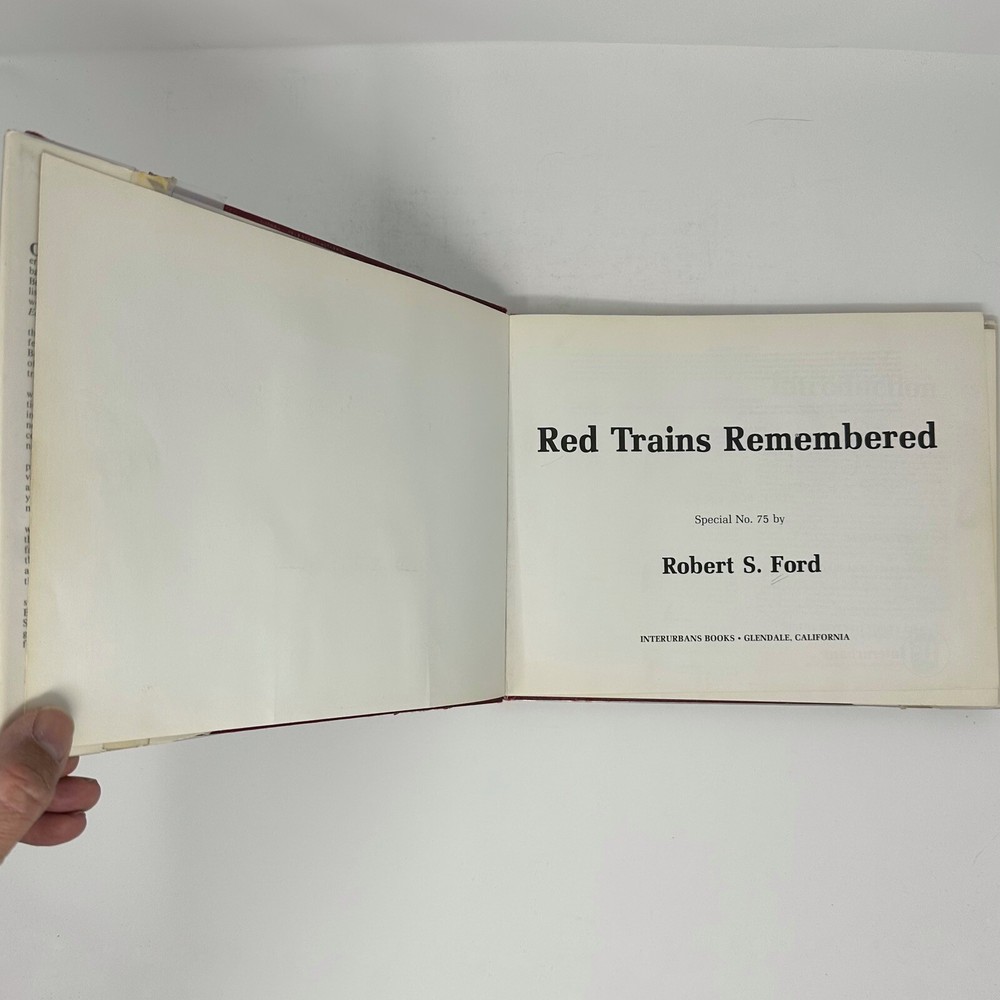Red Trains Remembered Ford 1980 First Printing ExLib