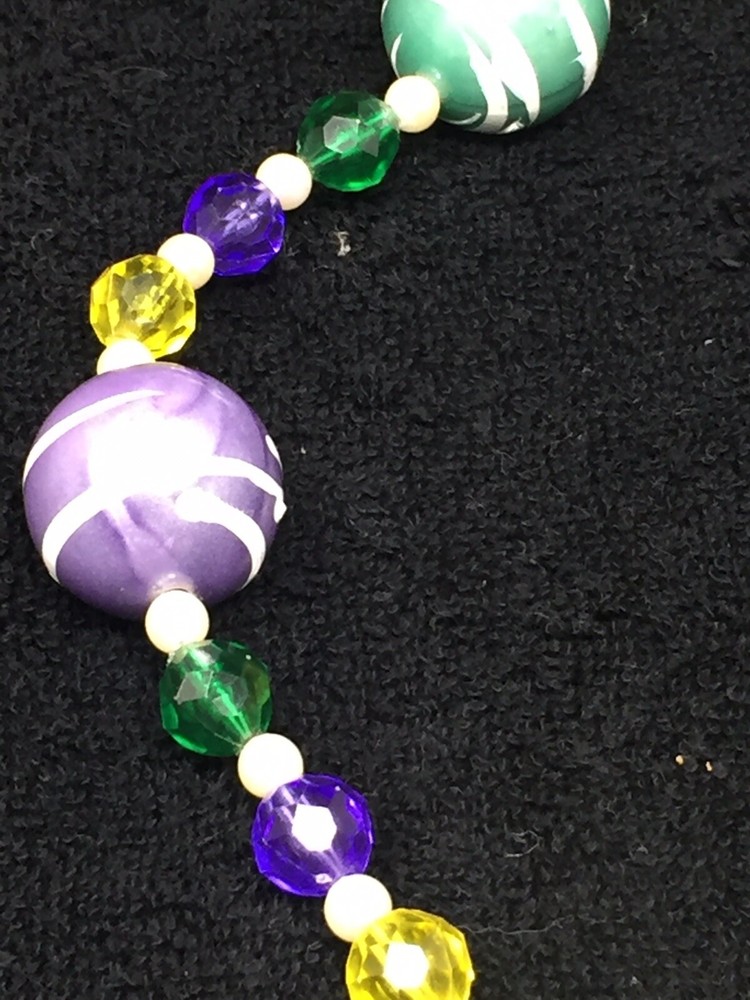 Multicolored Plastic Beed Necklace