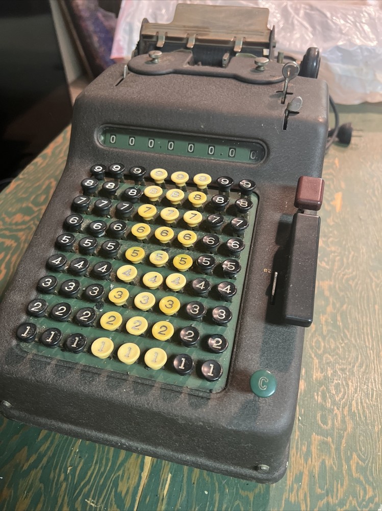 Allen & Wales Model E Adding Machine 1958