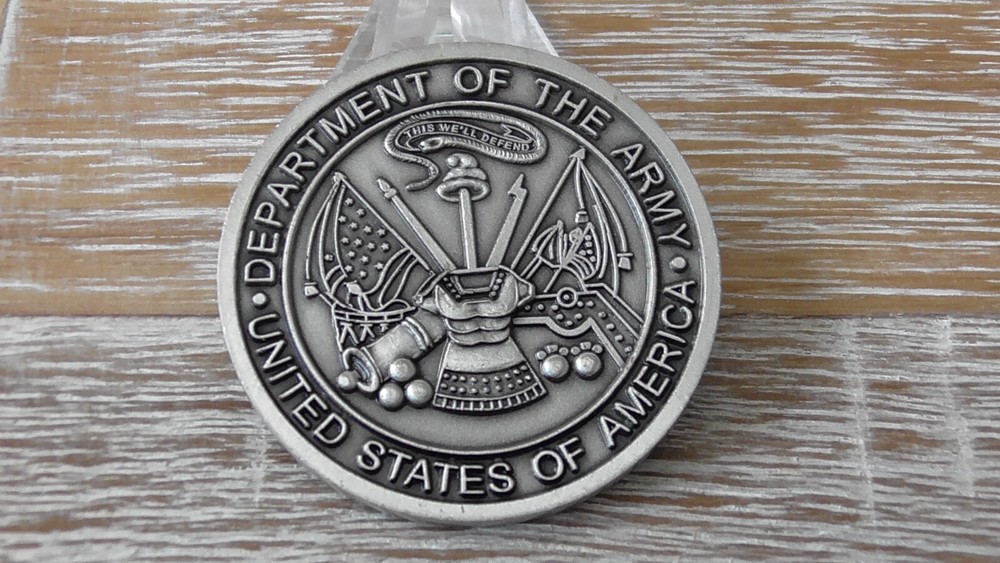 US Army DLS Distributed Learning System Challenge Coin #A952