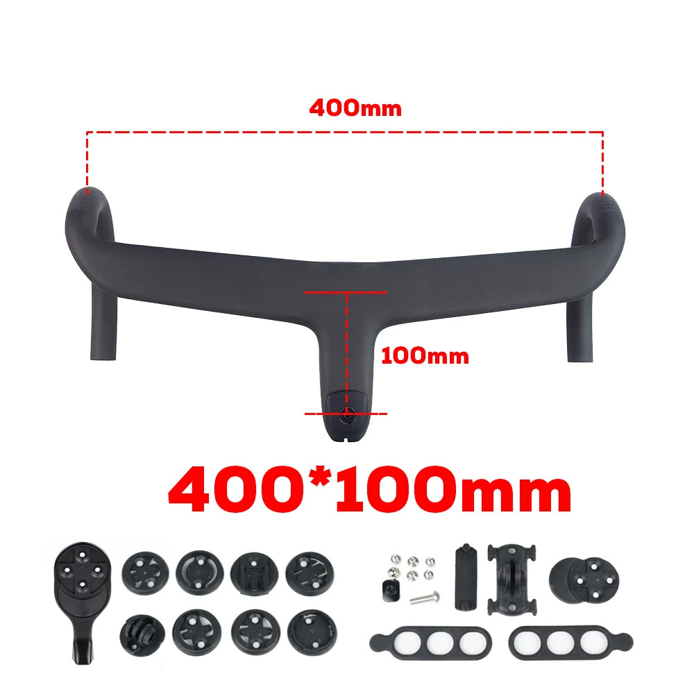 Full Internal Cable Routing Road Bicycle Drop Bar Carbon Integrated Handlebar