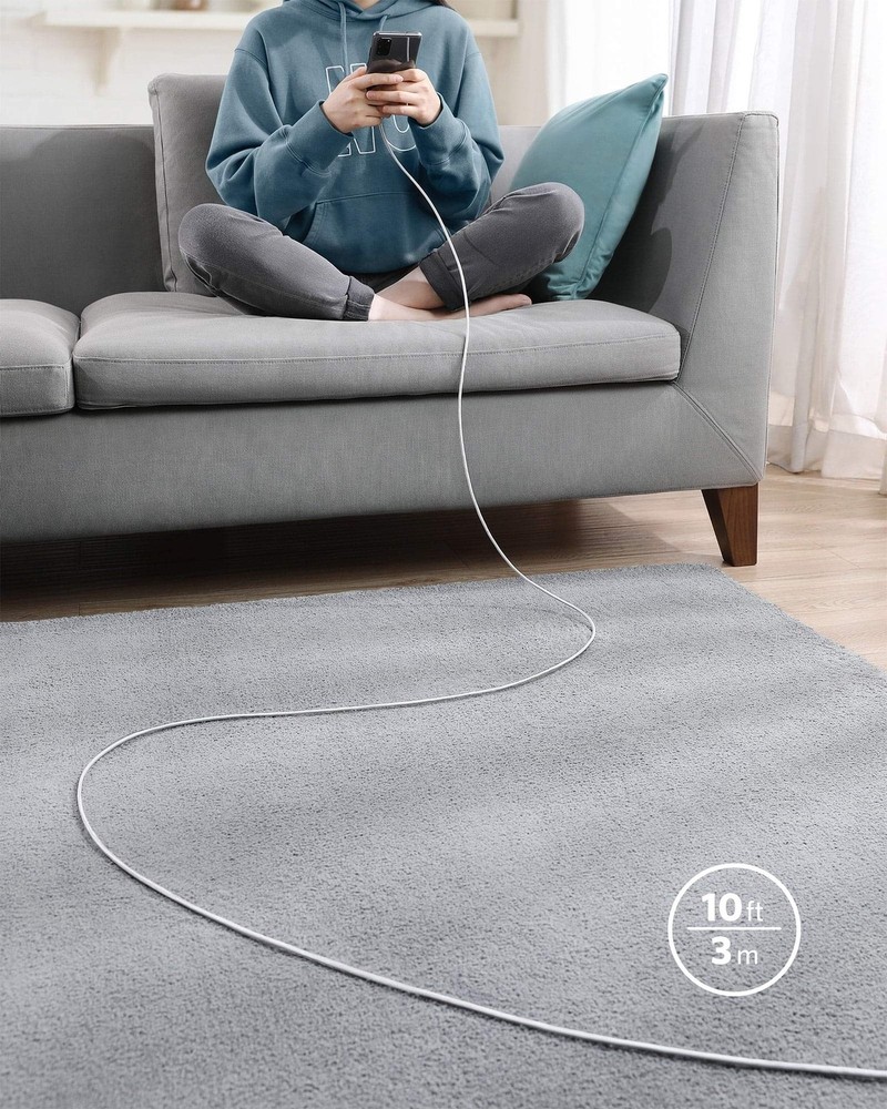 Anker USB C to C Cable, Type-C Charging Cord Fast 10FT, Silver