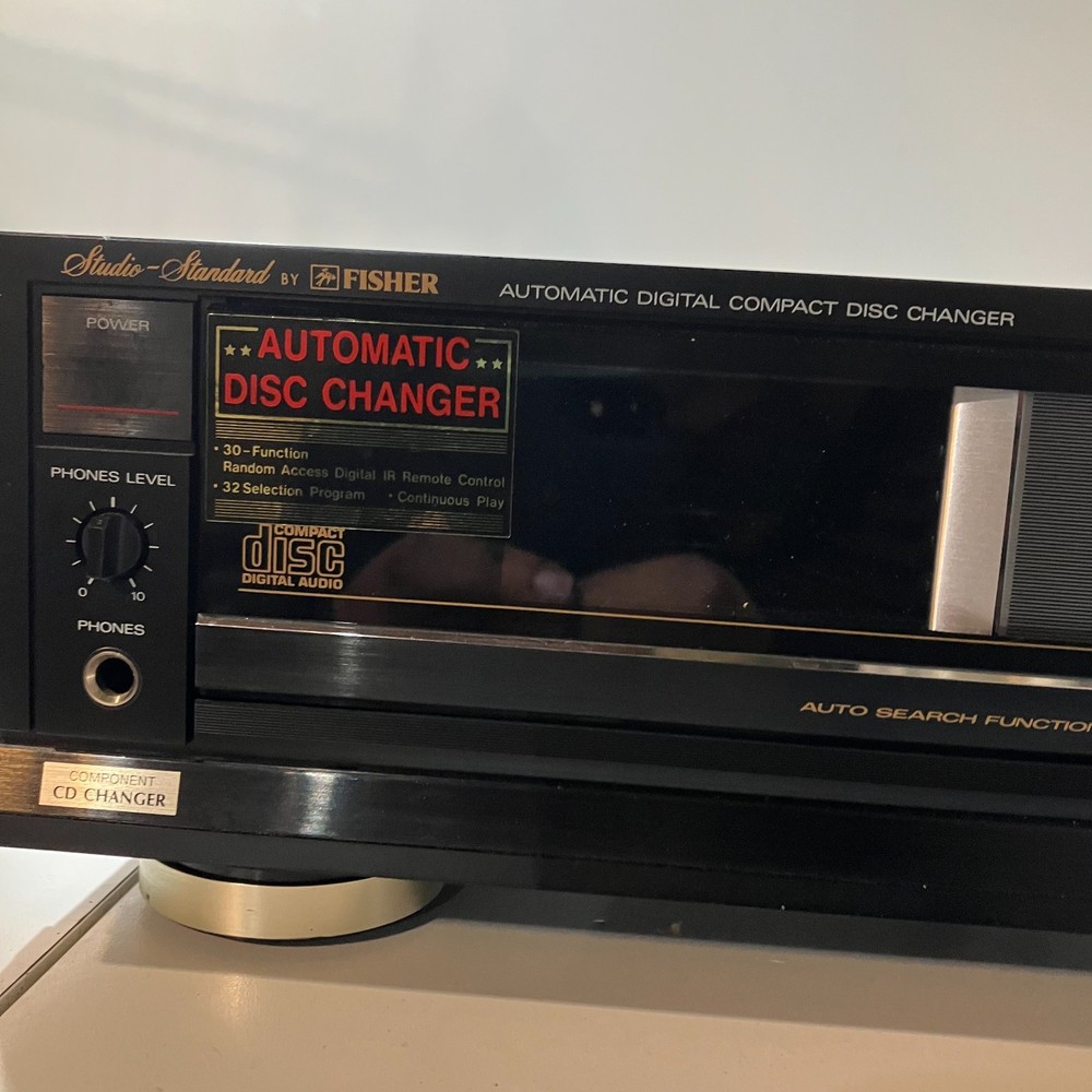 Fisher DAC-197 5 Disc CD Changer Tested Working Studio Standard READ AS-IS