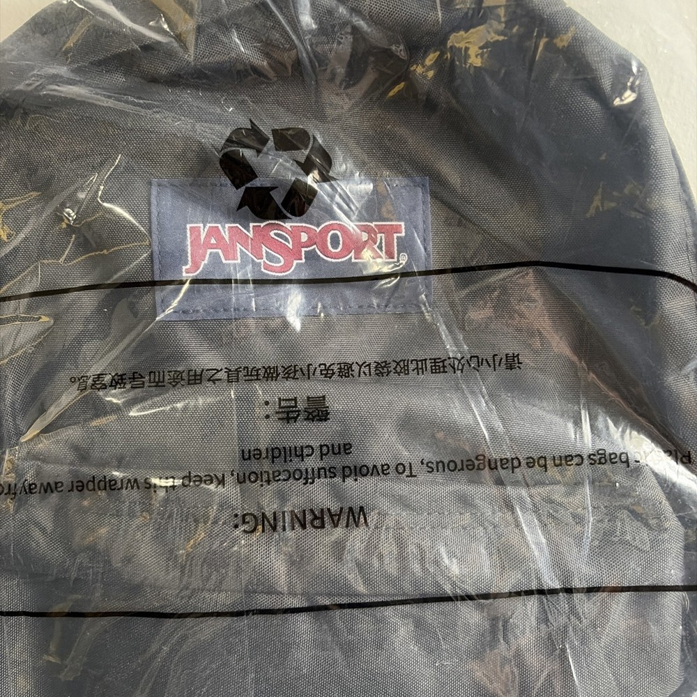 JanSport SuperBreak Plus Backpack JS0A4QUE008 Black Brand New