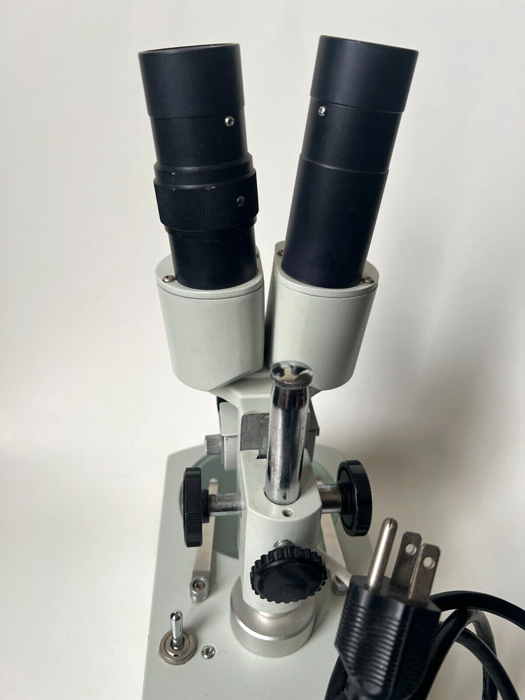 Vintage School Microscope Tested Made in PR China
