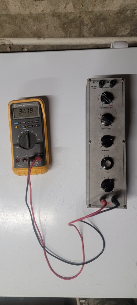Eico Resistance Decade Box Model 1171 Resistor Untested