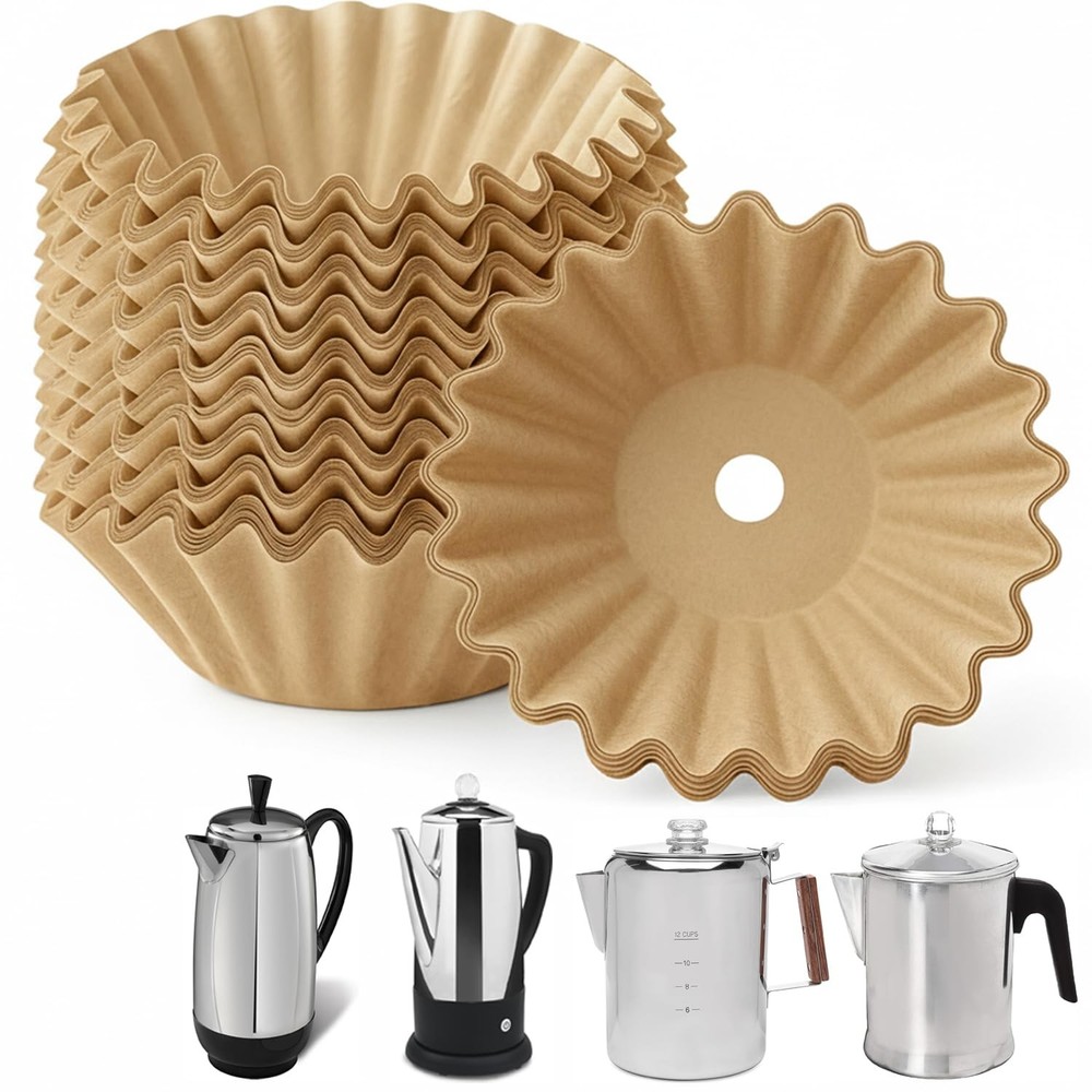 MIMORE Coffee Filters - 150 PCS Percolator for Large