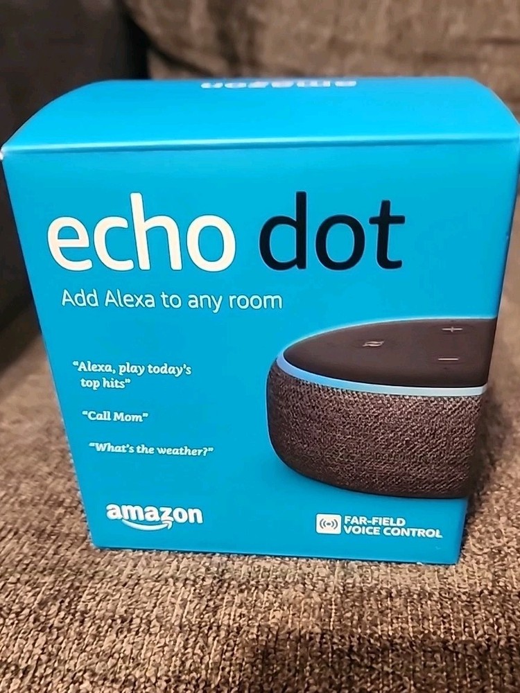 Echo Dot (3rd Gen) - Smart speaker with Alexa – Charcoal - Amazon Echodot