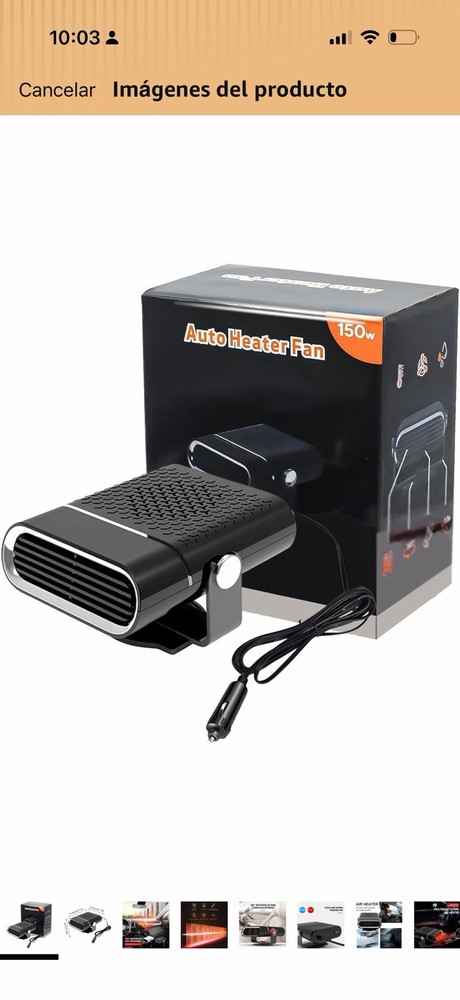 Auto Heater Fan 150 W
