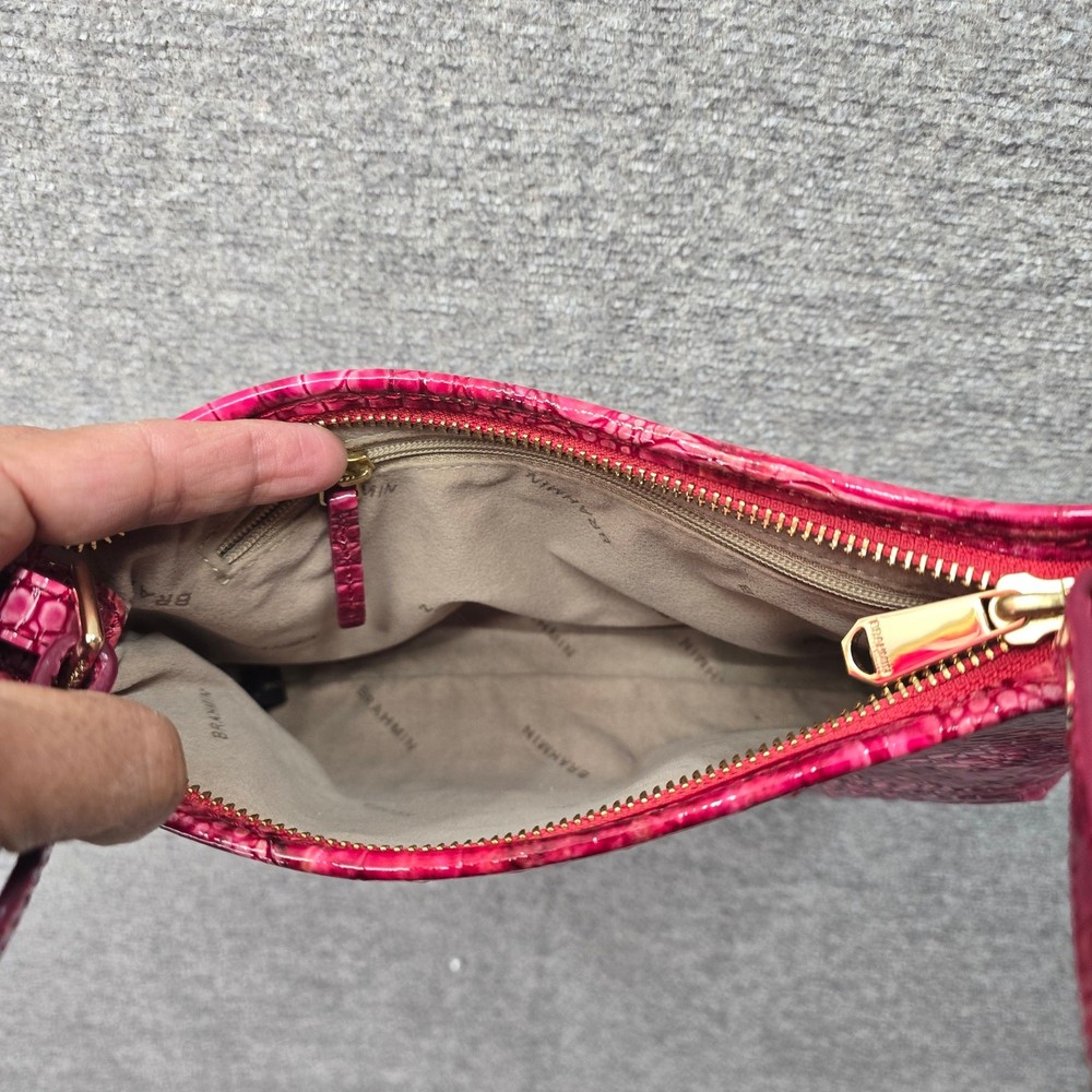 BRAHMIN ANYTIME EMBOSSED MINI SHOULDER BAG