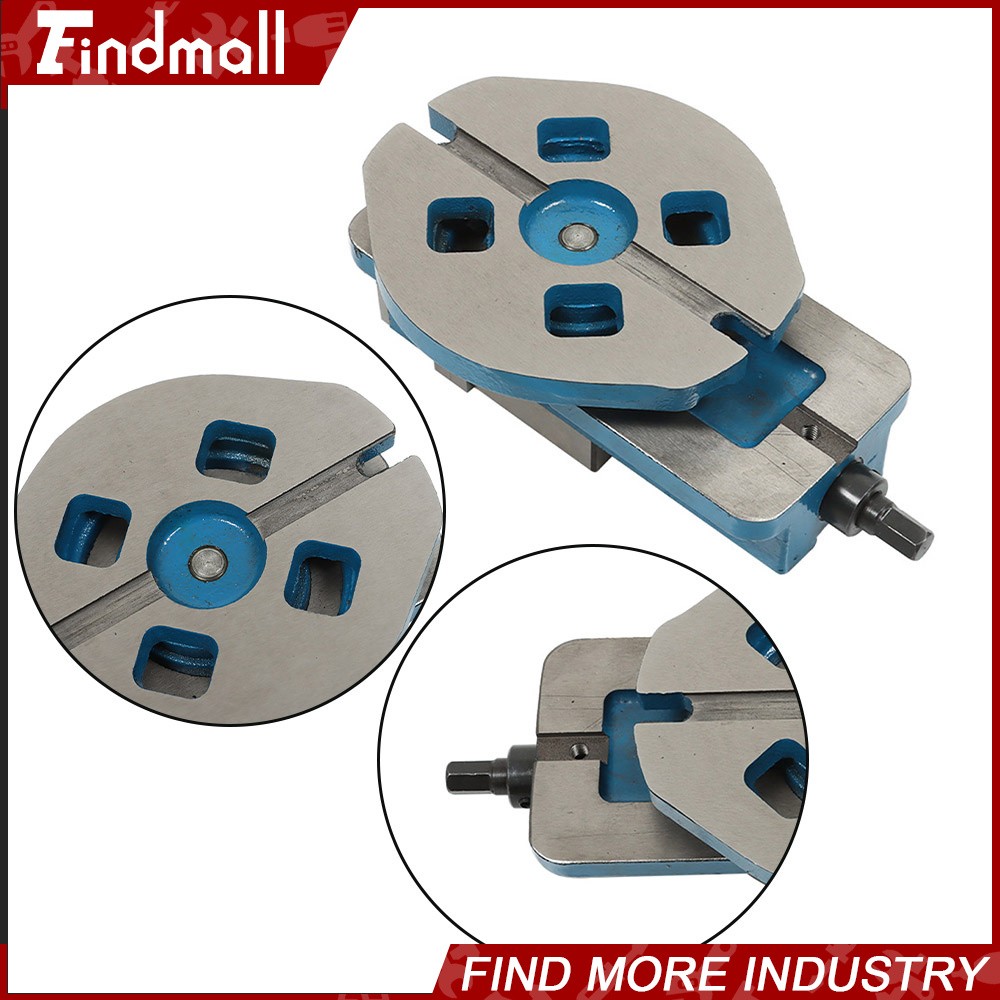 Durable Lock Down Bench Vise Precision Milling Vice Flat Nose Pliers 2"
