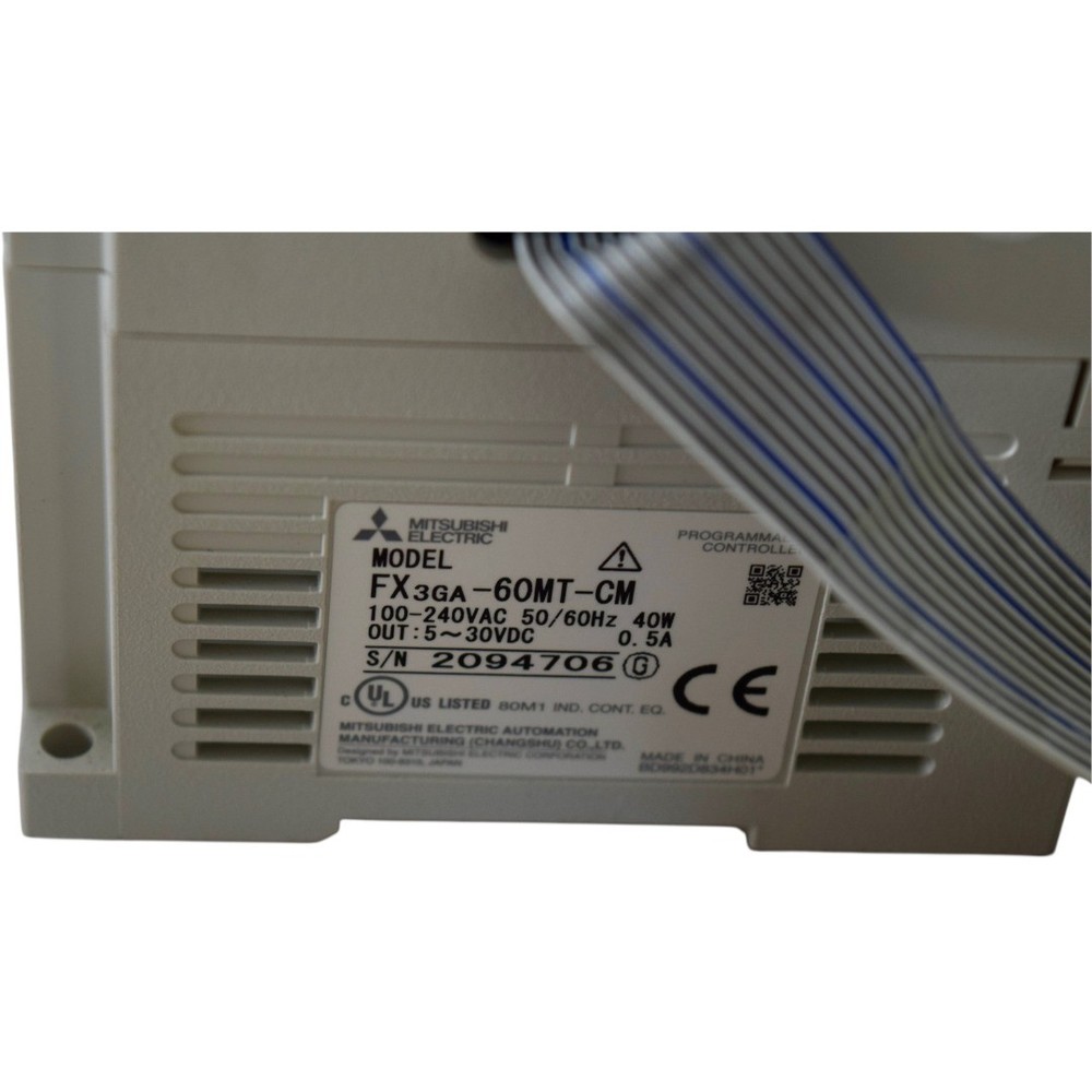 Mitsubishi FX3GA-60MT-CM, FX2N-16EYT, FX2N-16EX Programmable Controller Assembly