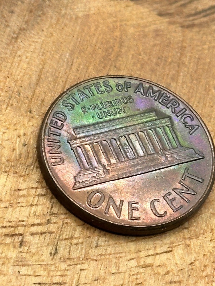 1969 D LINCOLN PENNY Toned #6299