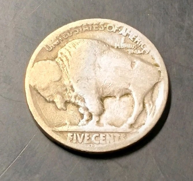 1925 D Buffalo Nickel Coin ( KM.#134 )
