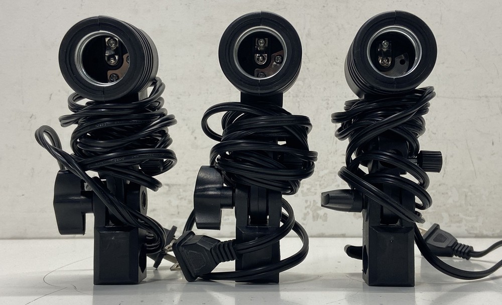 Assorted Lot of Camera Flashes and Studio Lights