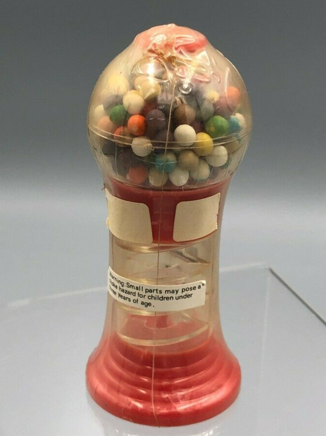 1980s MICRO WIZARD CANDY MACHINE Plastic CANDY CONTAINER Dispenser Vintage