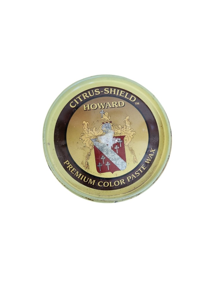 Howard Citrus-Shield Premium Paste Wax 11oz -Mohagony