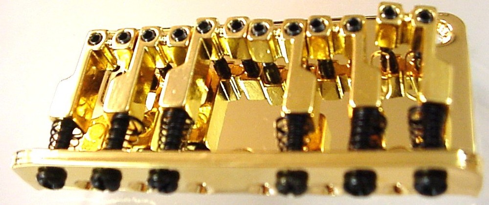 HARDTAIL ELECTRIC GUITAR BRIDGE GOLD offset