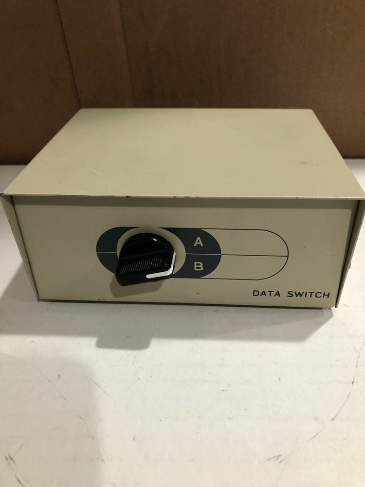 DATA TRANSFER A,B MANUAL SWITCH 6 PARALLEL PORTS FREE SHIPPING