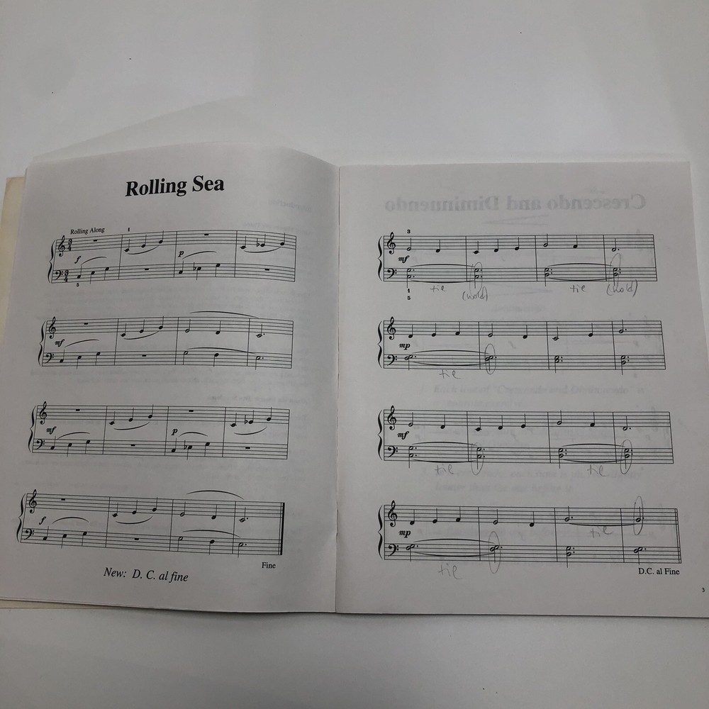 1994 Musicware Piano User Guide Course two Course Three 3 book set Sheet music