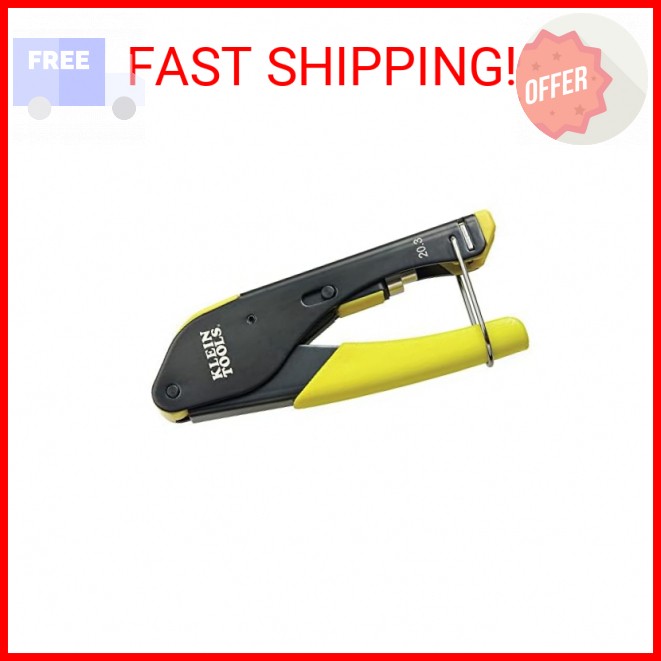 Klein Tools VDV212-008-SEN Compact Compression Crimper, F-Connector
