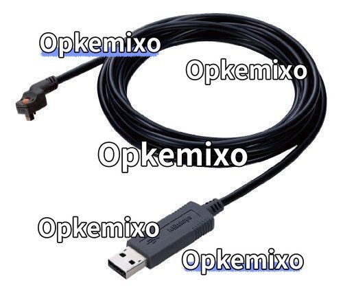 Mitutoyo 06AFM380B for New USB Input Tool USB-ITN-B Data Cable replace 06ADV380B