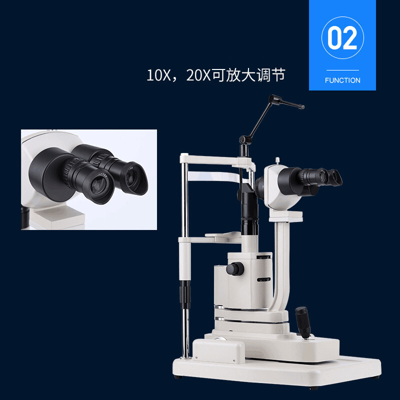 10X 20X Ophthalmic Slit Lamp Microscope Optical Optometry Microscope