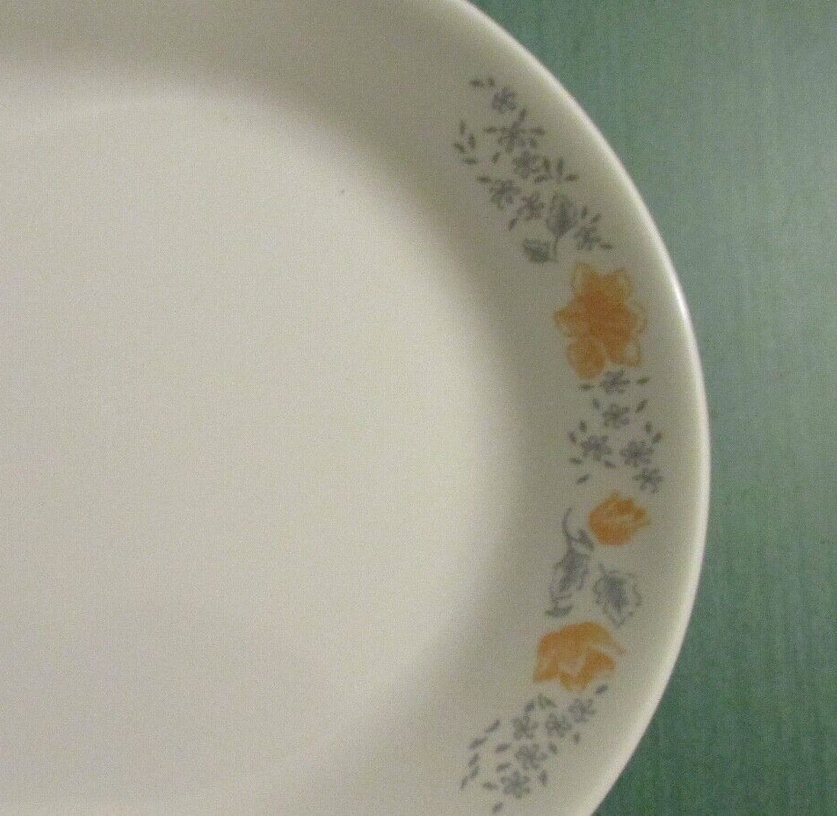 CORELLE by Corning - APRICOT GROVE - OVAL PLATTER - 12.25" x 10" - EUC!