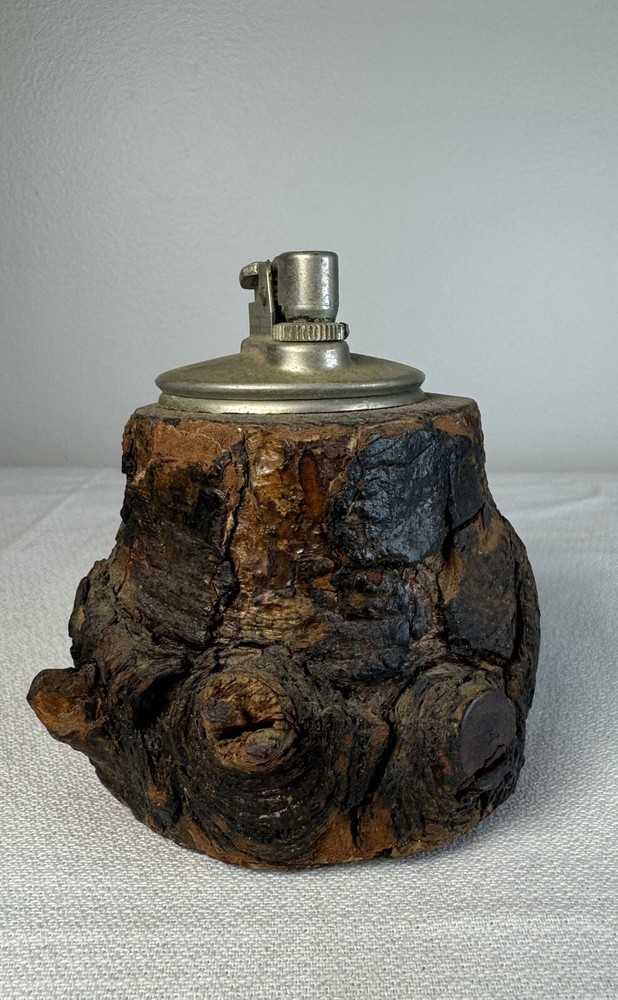 Gas Evans tree bark look table lighter JAPAN