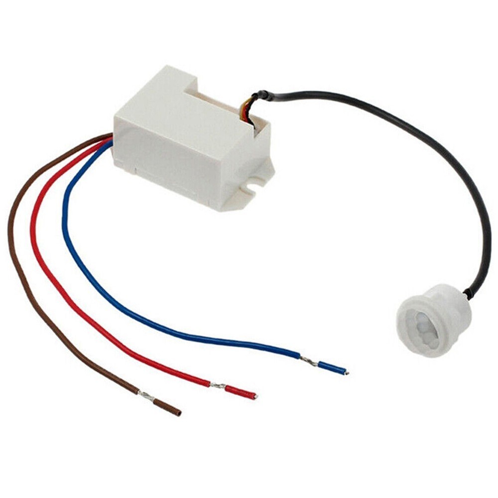 Reliable Electric Relay Body Motion Sensor for Lamp Control Easy Installation