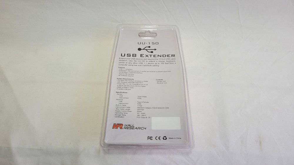 Hall Research UU-150 USB Extender Sender/Receiver Kit