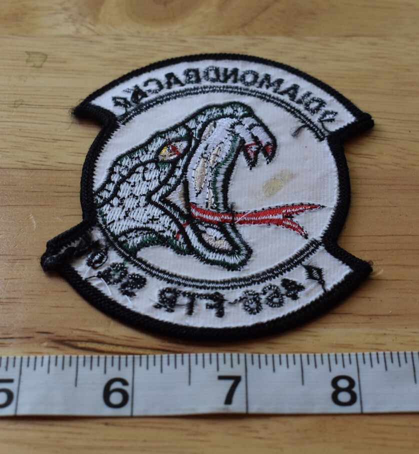 USAF Air Force 466th Fighter Squadron Diamondback Patch