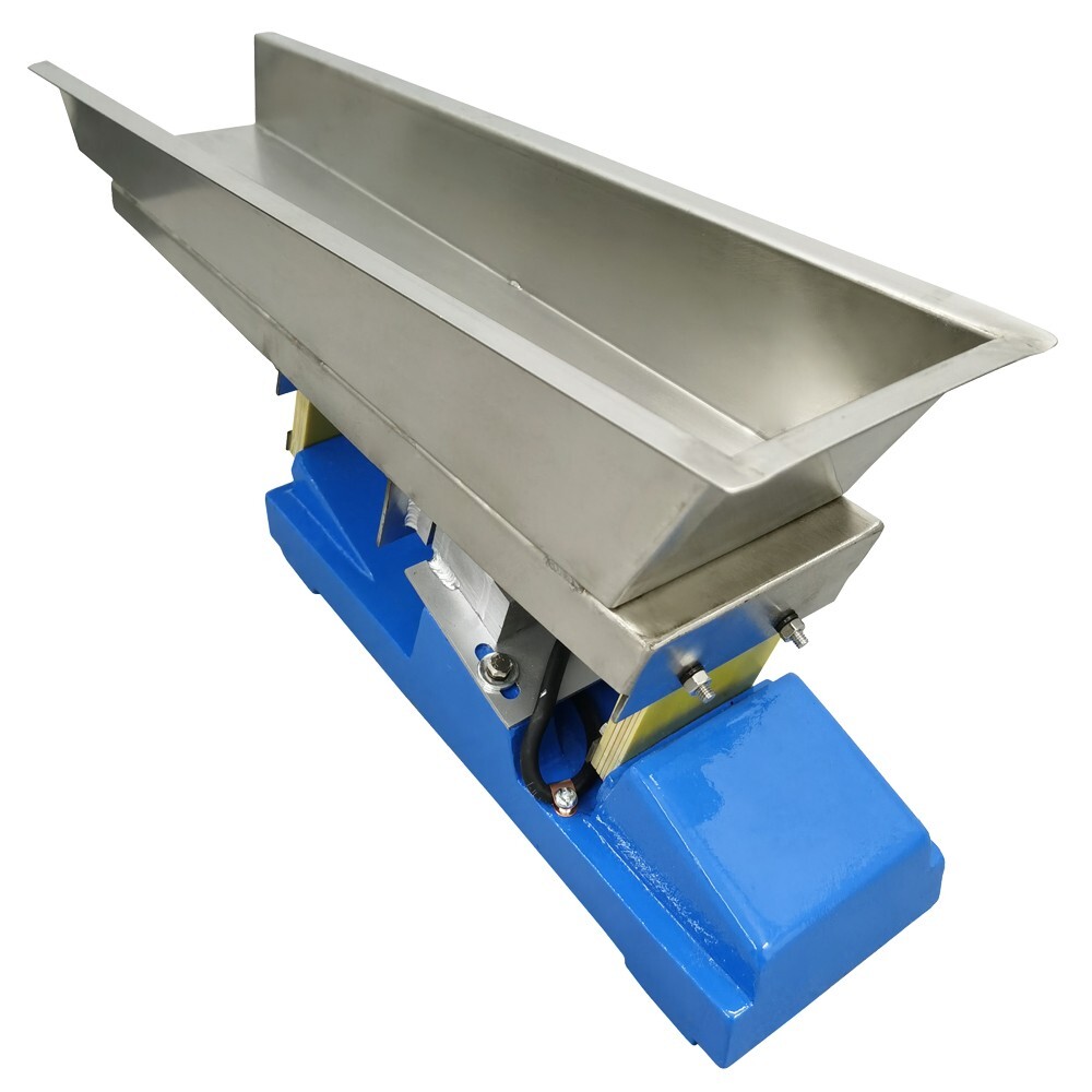 110V Electromagnetic Vibration Feeder Particle Material Conveyor with Controller