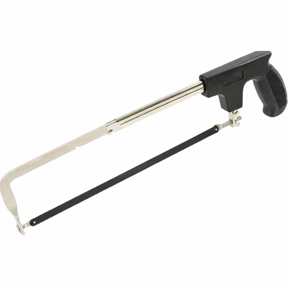 12" Adjustable Frame Hacksaw with Steel Handle & 12-Inch Blade