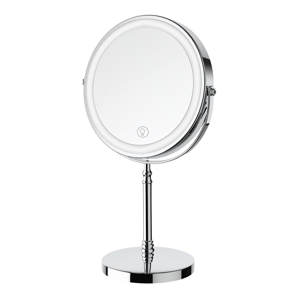 Makeup Mirror, 3000mAh Rechargeable DoubleSided Magnifying Vanity Mirror with...