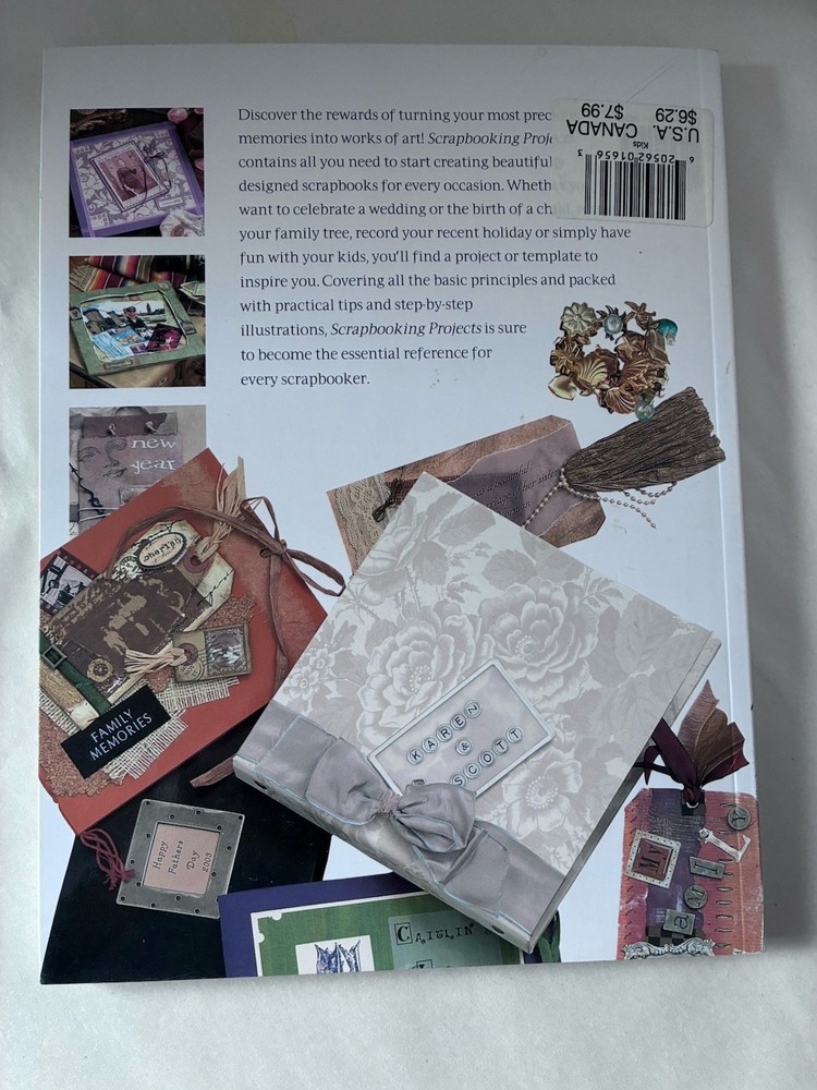 Scrapbooking Projects Paperback Louise Riddell 2005