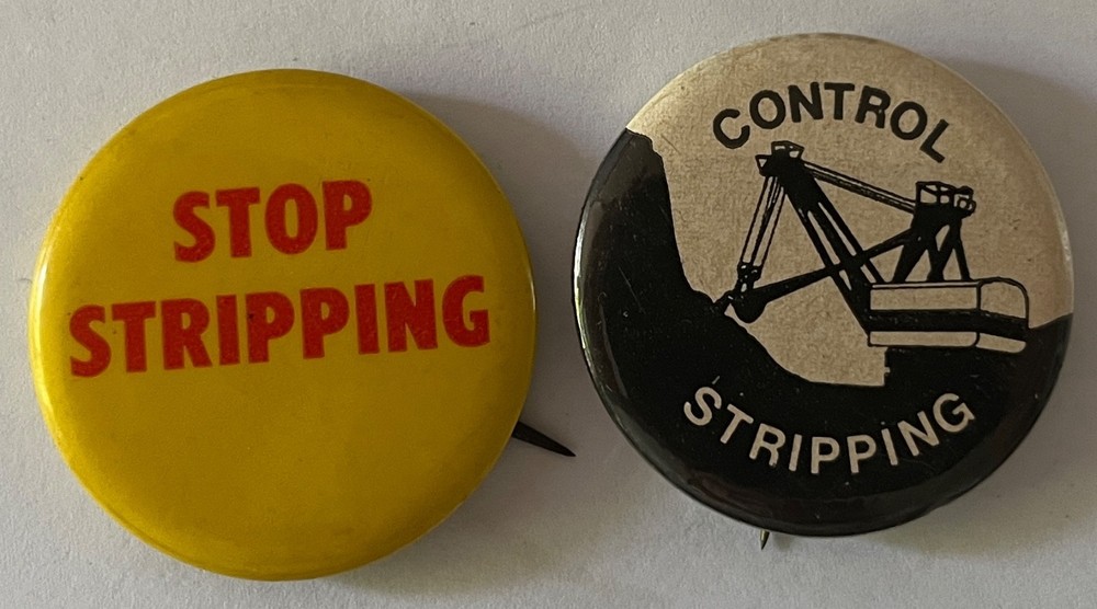 Stop Strip Mining buttons Environment Ecology Mountaintop Removal protest lot